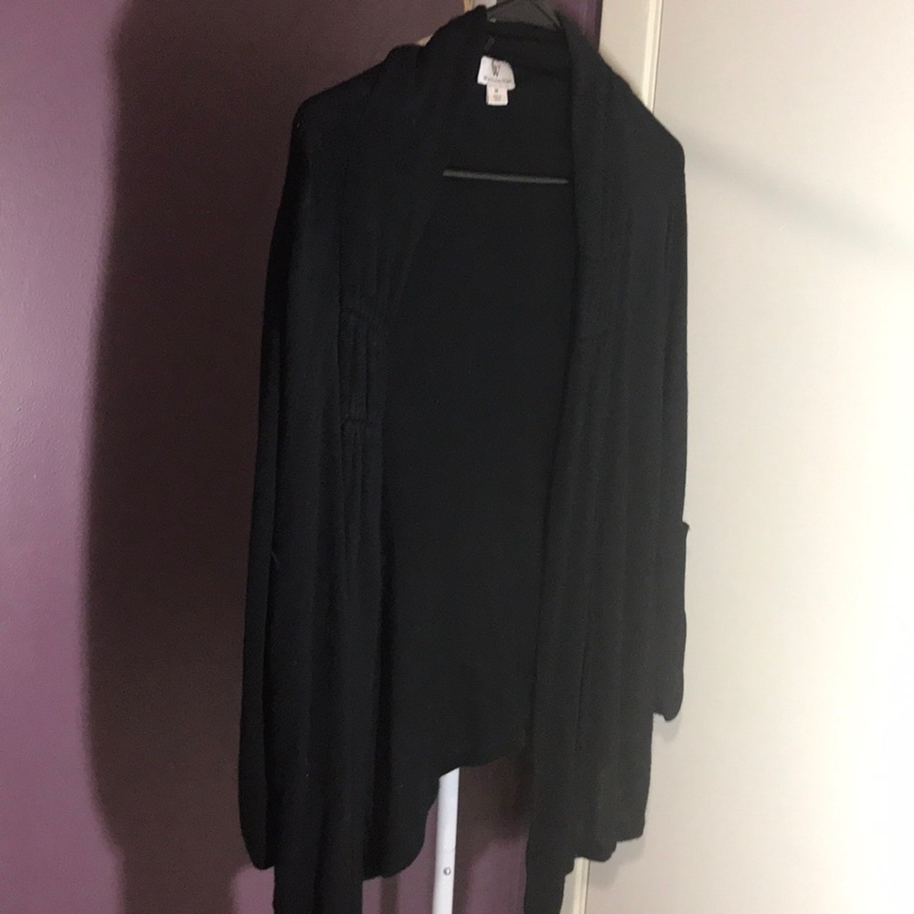 Cute asymetrical cardigan!